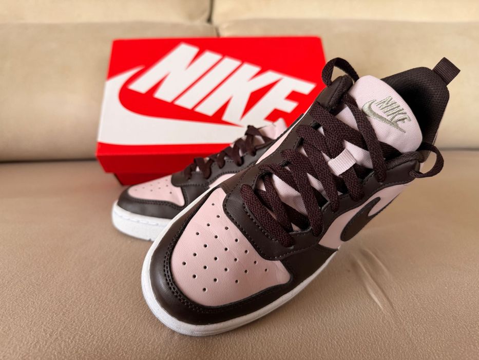 Nike Court Borough - 37,5 -  particle rose/velvet brown (como novas)