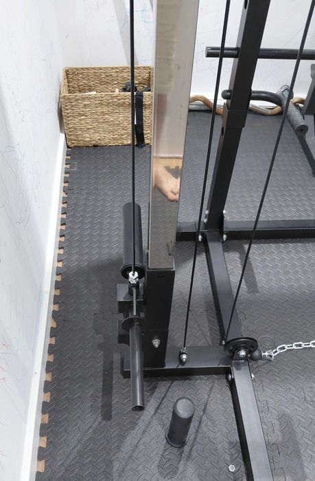 Power Rack c/ Sistema de Polias + Todos os Acessórios | Como Nova