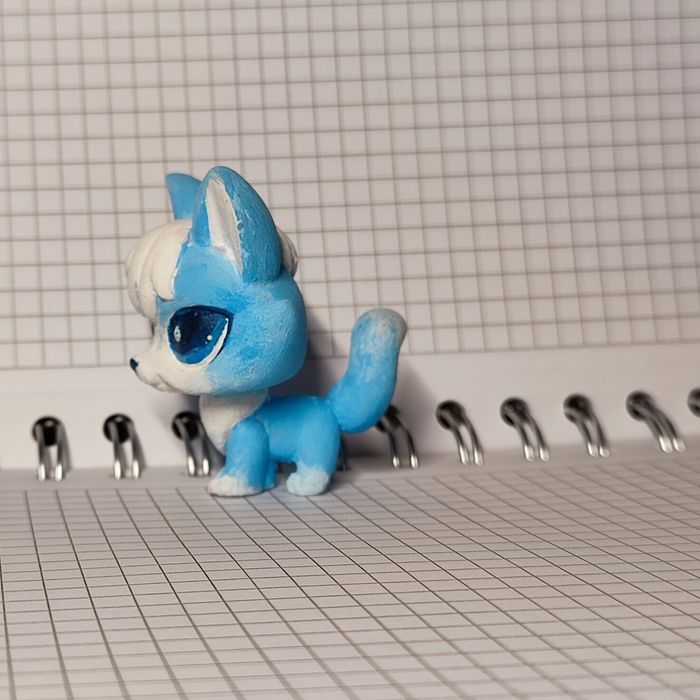 LPS custom oryginalny unikat g2 lis lisek fox Blue Ice na zamówienie