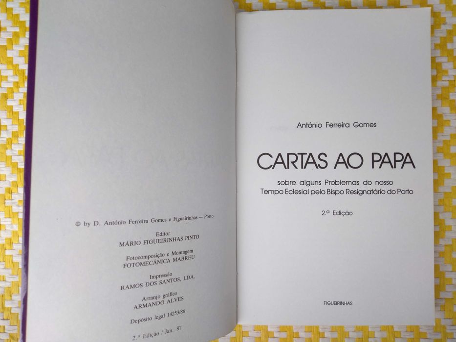 CARTAS AO PAPA - António Ferreira Gomes