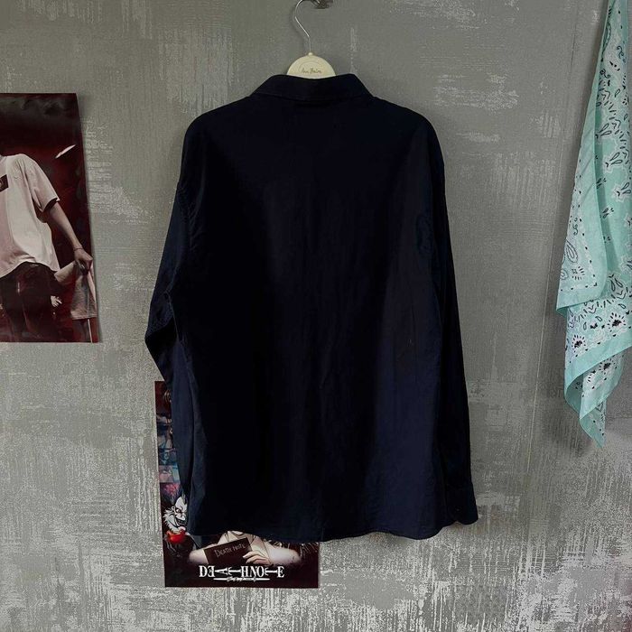 ‼️Знижка на -50%‼️(S)Polo Ralph Lauren рубашка темно-синяя
