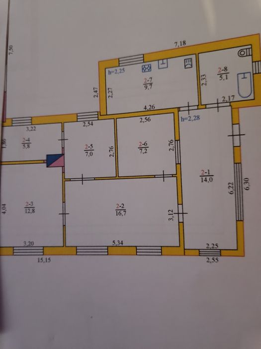 Продам 1/2будинку можна під програми та земельну ділянку 7сот.в Броварах.