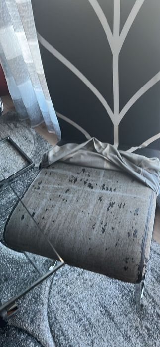 Mesa de vidro 90x160 cms c/4 cadeiras