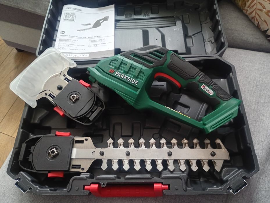 Parkside akumulatorowe nożyce do trawy krzewów PAGS 20-Li