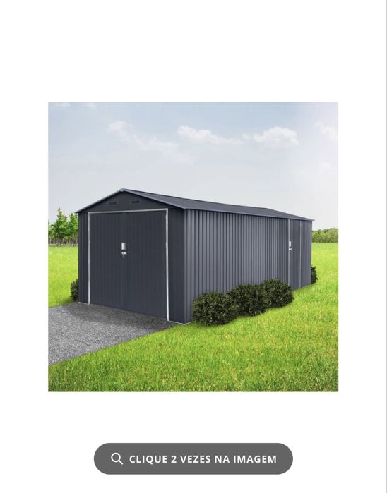 Garagem metalica 18m2
