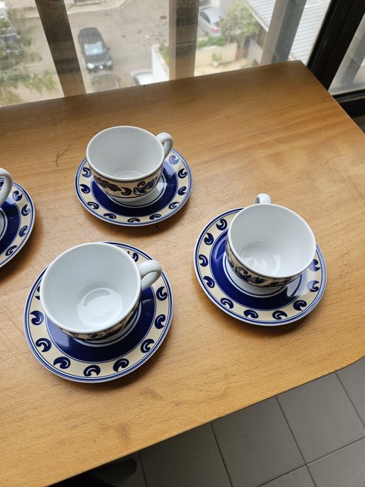 Conjunto de 6 chávenas VA