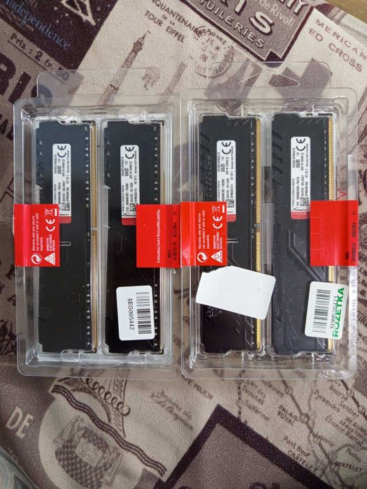 Оперативна пам'ять HyperX DDR4-2666 16384MB (Kit of 2x8192) Fury Black