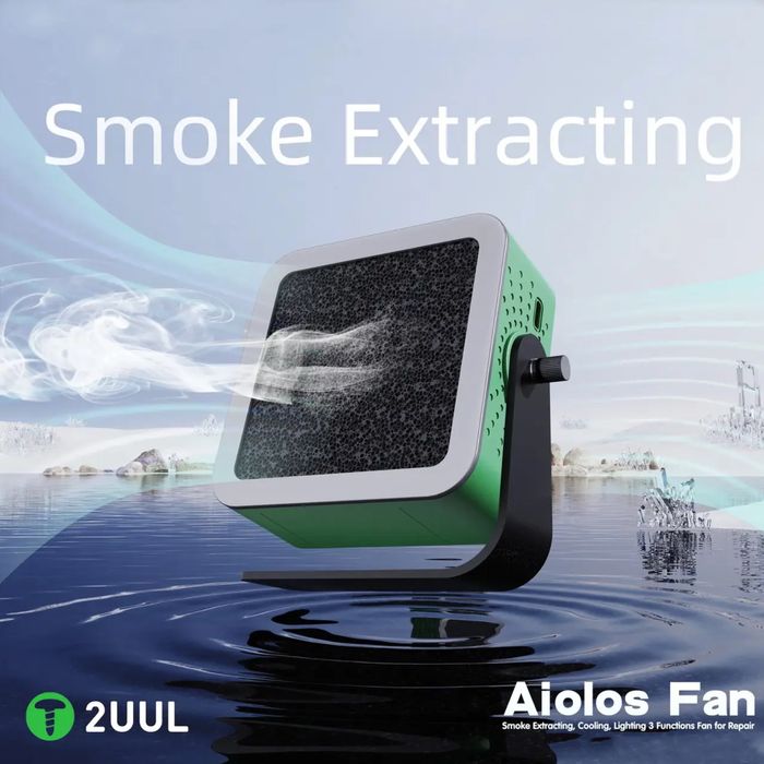 Димоуловлювач вентилятор витяжка для паяння 2UUL DA98 Aiolos Fan