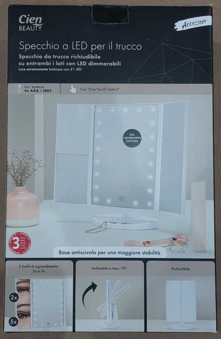 Espelho Maquilagem LED