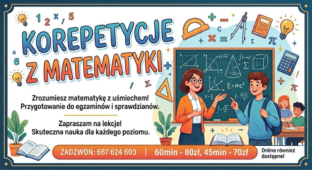 Koreprtycje z matematyki | Egzamin 8-klasisty