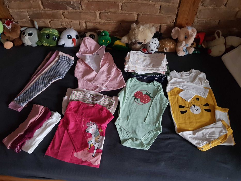 Ubranka dla dziewczynki rozmiar 86-92