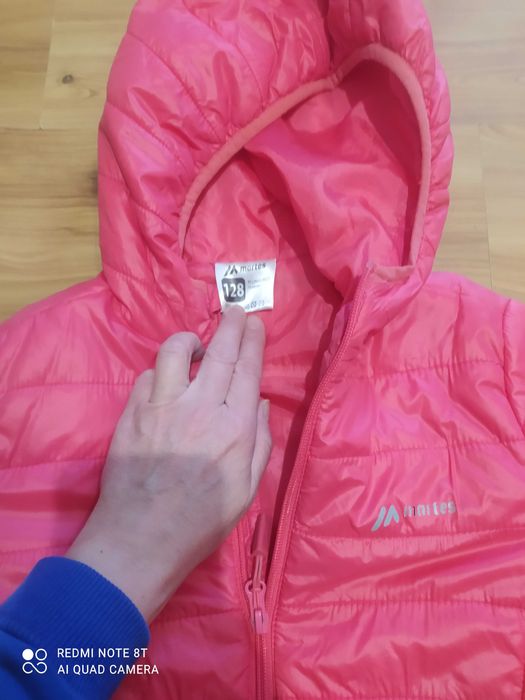 Kurtka + 2 kamizelki 128 dziewczeca