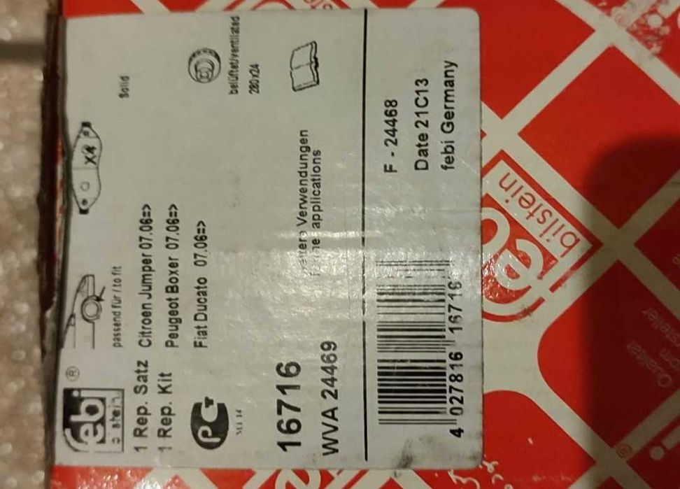 Pastilhas travão bilstein