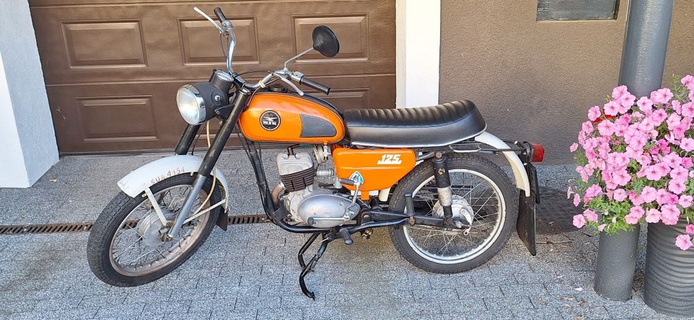 WSK 125 GIL biała tablica oryginalny stan