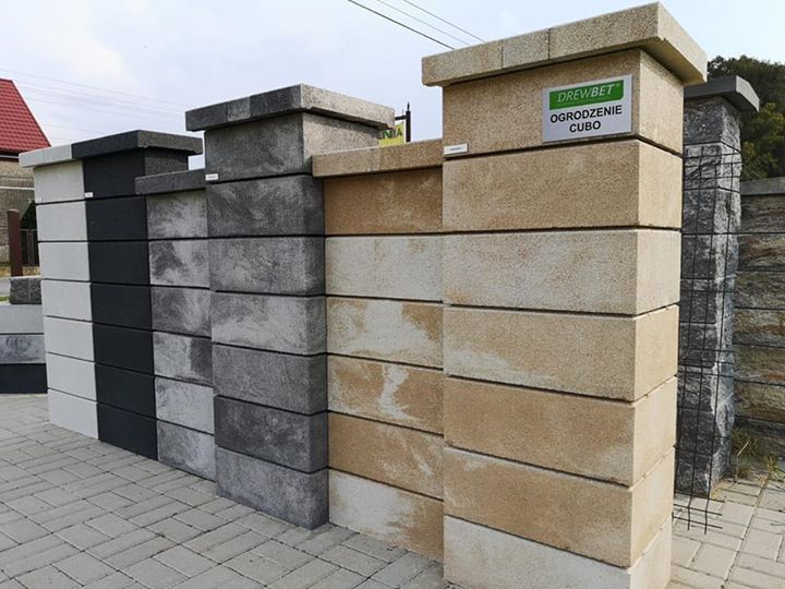Ogrodzenie gładkie CUBO - Drewbet