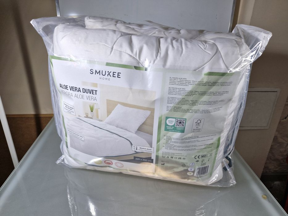 Kołdra Miękka Puszysta Pikowana Całoroczna Aloe Vera 220x200