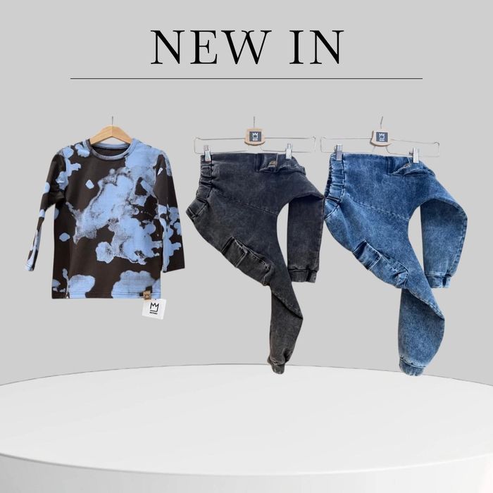 Spodnie chłopięce grafitowe od MIMI