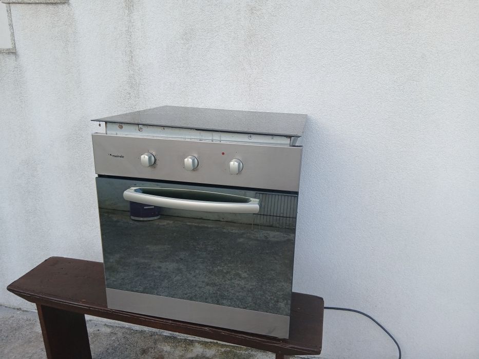 Placa e forno usado