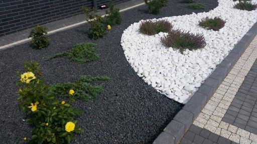 GRYS Grafitowy czarny  bazalt kamień ozdobny ogrodowy