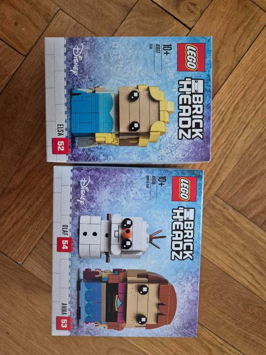 LEGO 41617 BrickHeadz - Elsa & 41618 BrickHeadz - Anna i Olaf