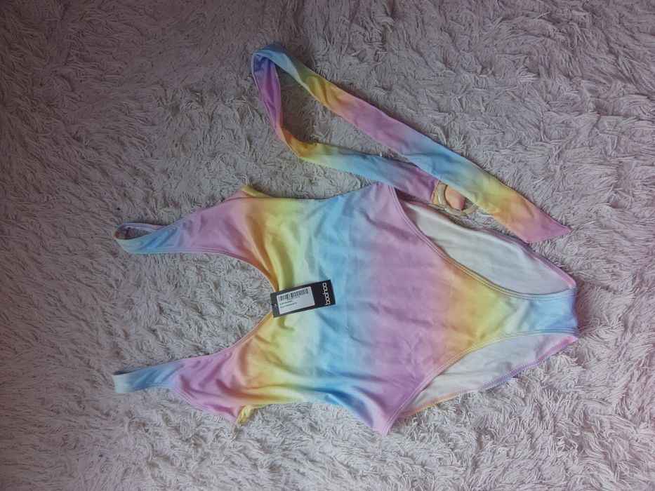 Boohoo strój kąpielowy ombre pasek 44