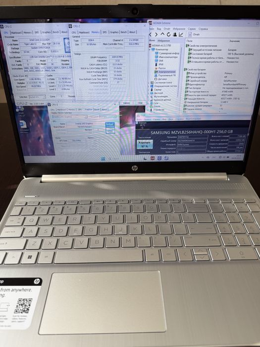 HP 15-DY2702DX Touch/ i3-1115G4/ 16GB/ 256GB SSD/