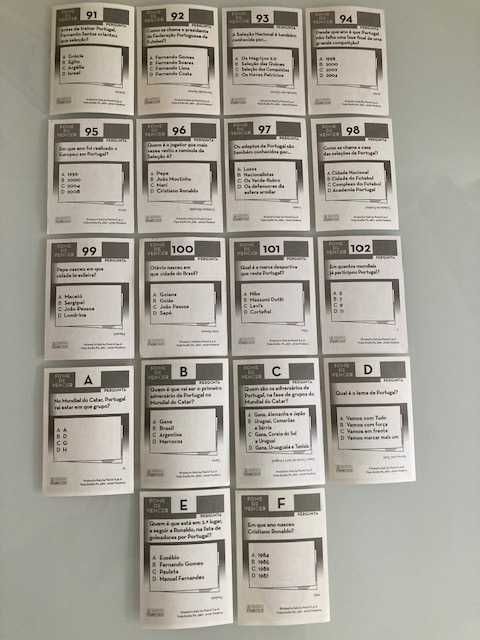 Cromos Fome de vencer 2022 (são 984), normais, raros, dourados, CR7*