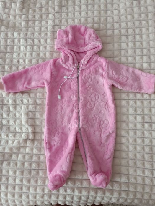 Ідеальний рожевий чоловічок махровий для дівчинки!