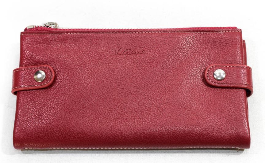 Женский кошелек из натуральной кожи katana (на кнопках)