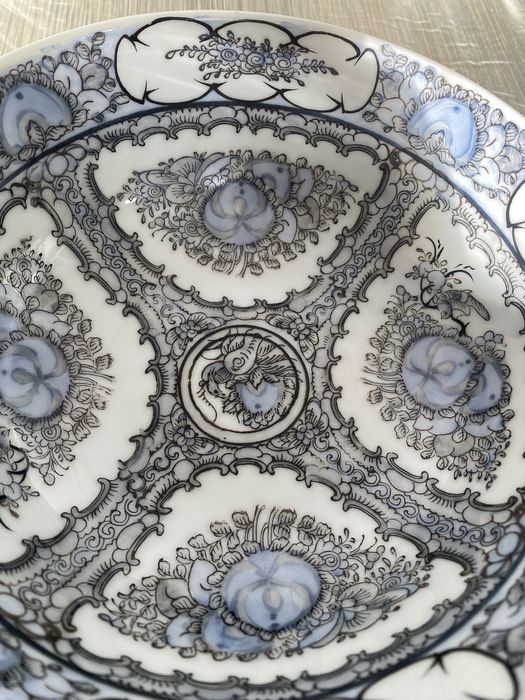 Tigela de porcelana azul antigo