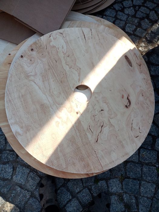 Sklejka kółko z sklejki