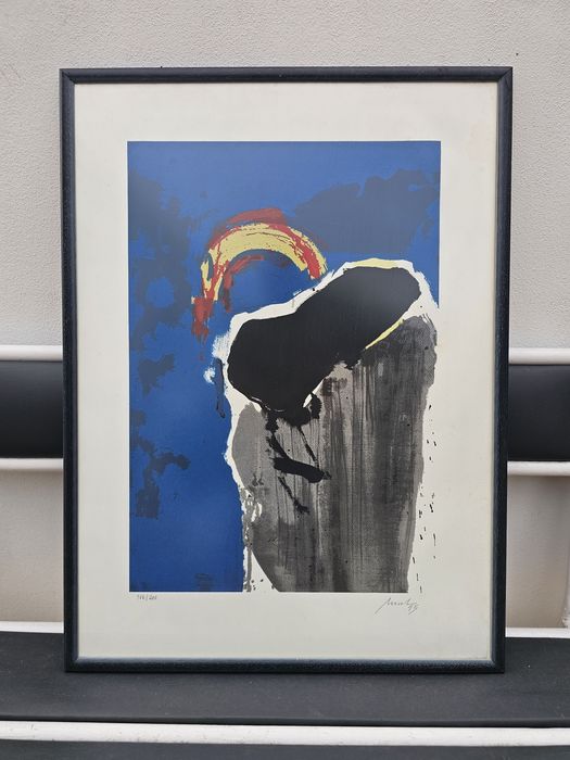 Serigrafia Original Artur Bual - "Cristo" (1995) - Assinada e Numerada