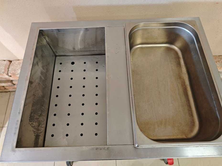 Bemar gastronomiczny Lozamet 2×GN 1/1 – stal nierdzewna