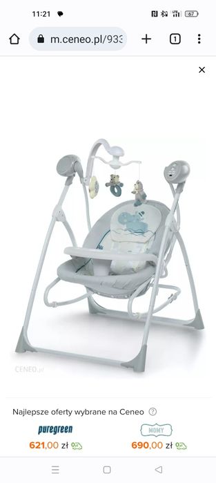 Wielofunkcyjny leżaczek-bujaczek Foppapedretti