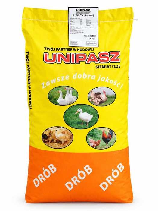 Pasza dla Kur Niosek 20 kg Granulat Wysoka Nieśność UNIPASZ kura nioska