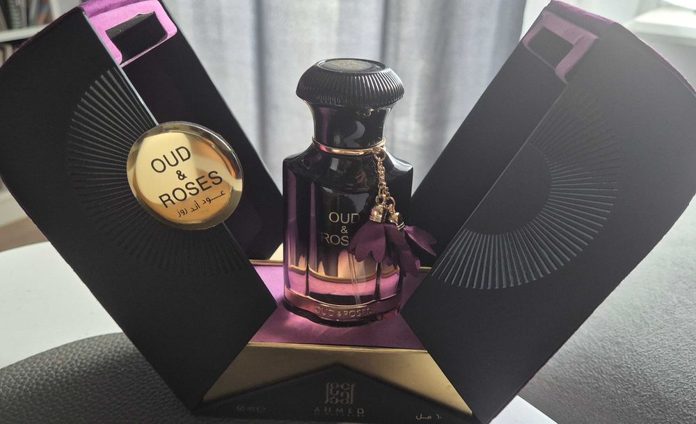 Perfumy Ahmed Al Maghribi - Oud & Roses. ekstrakt perfum 60 ml dla kobiet i mężczyzn UNISEX