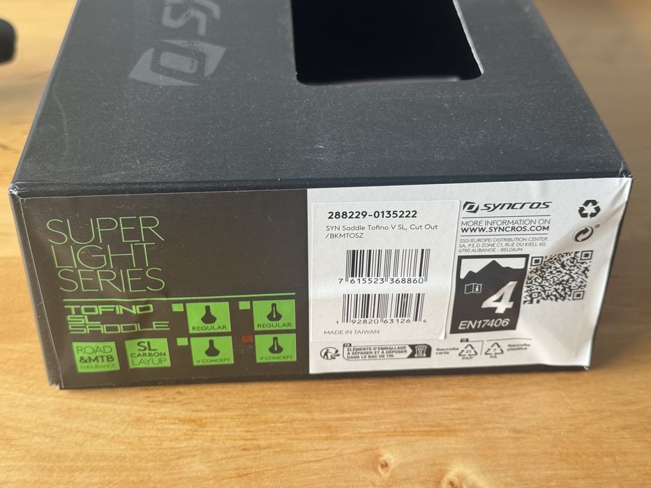 Selin Syncros Tofino V Sl Cut Out, 145 mm  (topo de gama da Syncros)