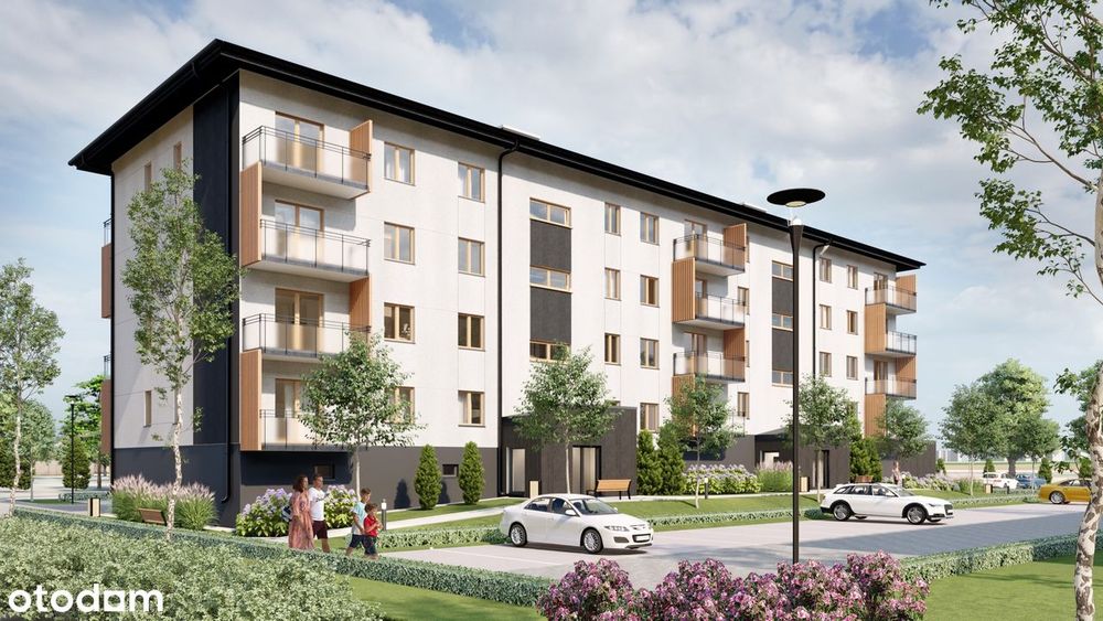 3-pokojowe mieszkanie 60m2 + balkon Bezpośrednio
