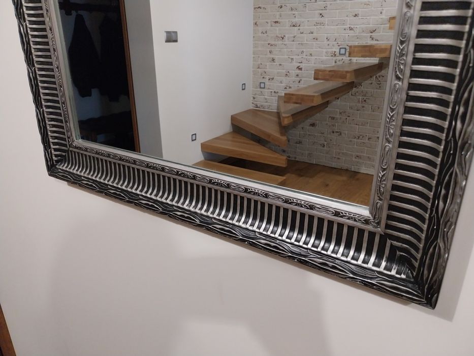 Lustro srebrna rama 70x90