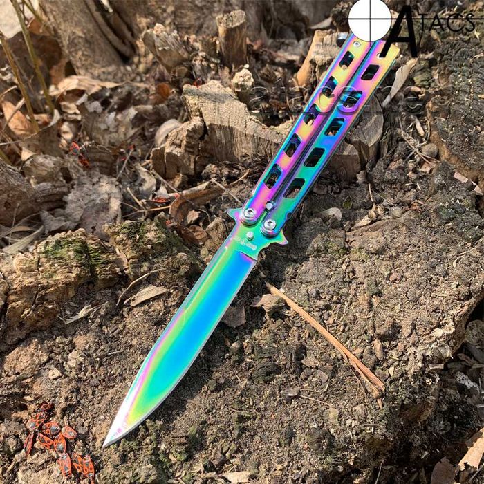 Нож бабочка балисонг/ніж балісонг складной нож хамелеон