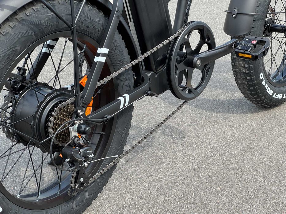 Електровелосипед X-BOOST KO1 (25 ампер | 800 Ват), Фетбайк на широких колесах+PAS асистент