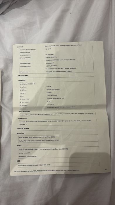 PC usado, em bom estado para venda