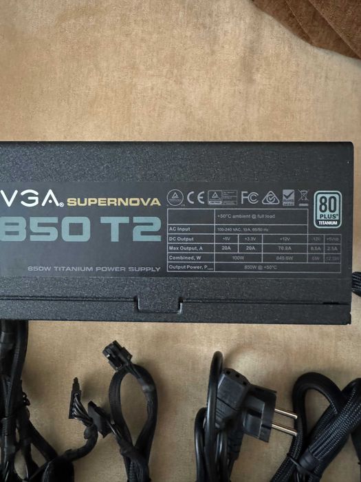 Блок живлення EVGA SuperNOVA 850 T2