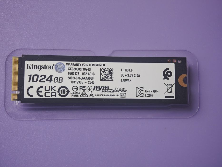 Kingston KC3000 1 TB, ssd
