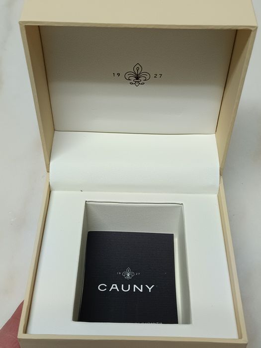 Relógio Cauny  Facett prateado Novo de senhora