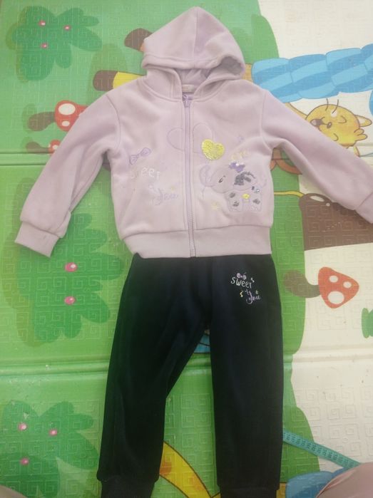 Велюровий теплий костюм