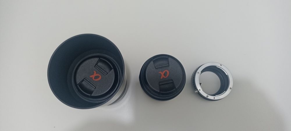 Objetivas lentes Sony Sam / nex E-mount