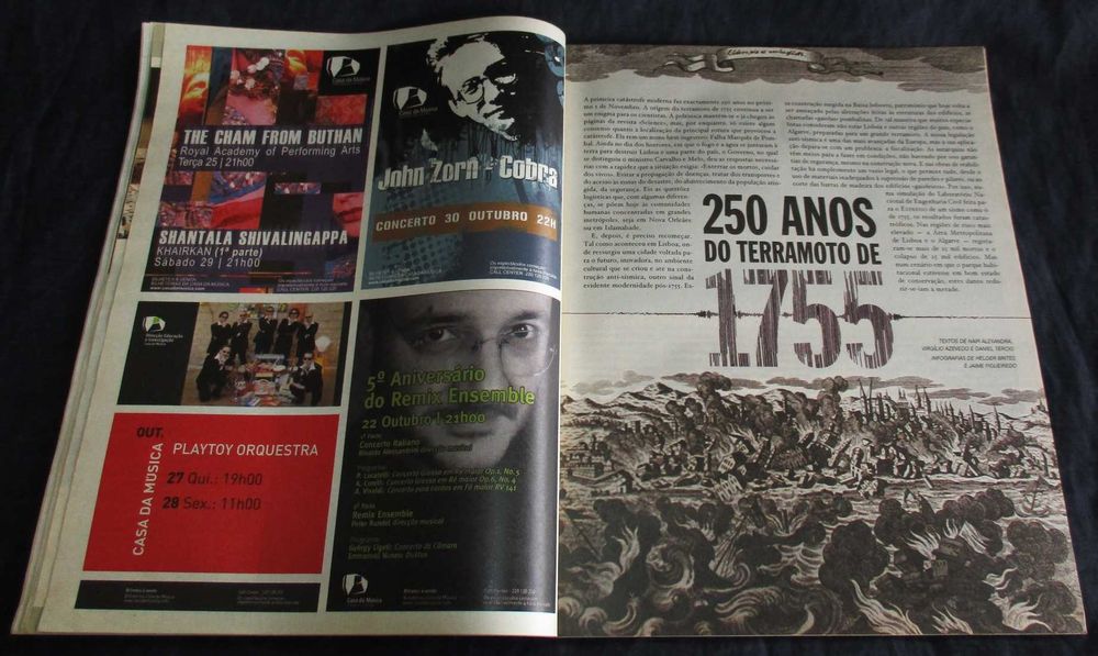 Revista Actual Expresso O Terramoto 250 anos depois