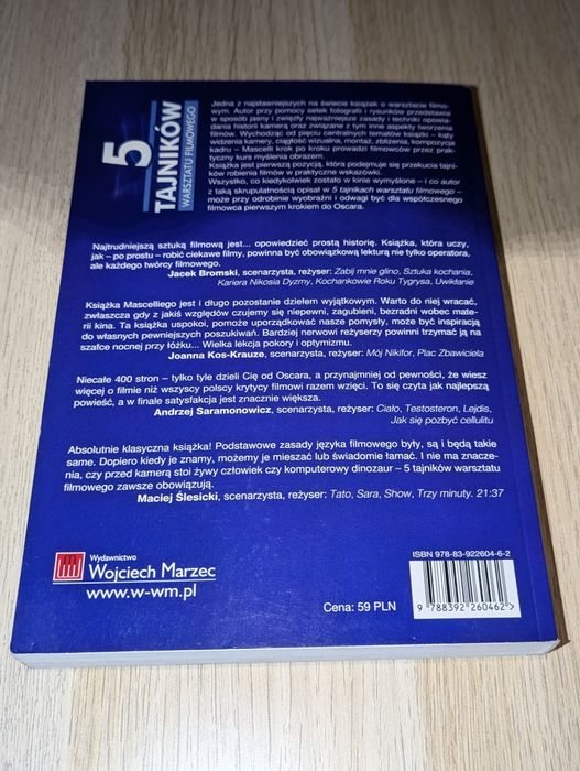 5 tajników warsztatu filmowego - Joseph V. Mascelli