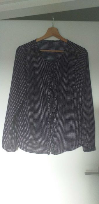 Bluzka mohito granat  rozowe kropki 36 38